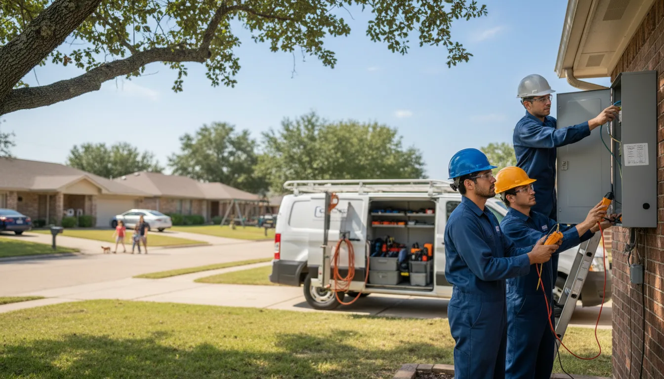 Certified electrician providing emergency electrical services in Loughman, FL